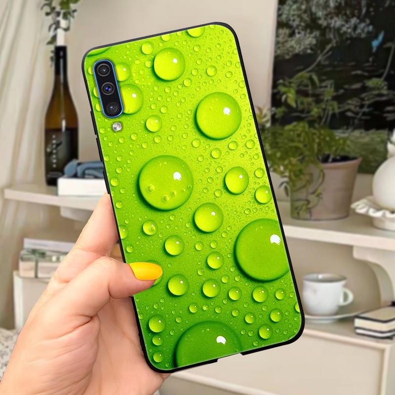Phone Case For Samsung Galaxy A30s A50 Case Cute Silicone Black Back Covers on For Coque Samsung A50 s A50s A 30s Cover Bumper