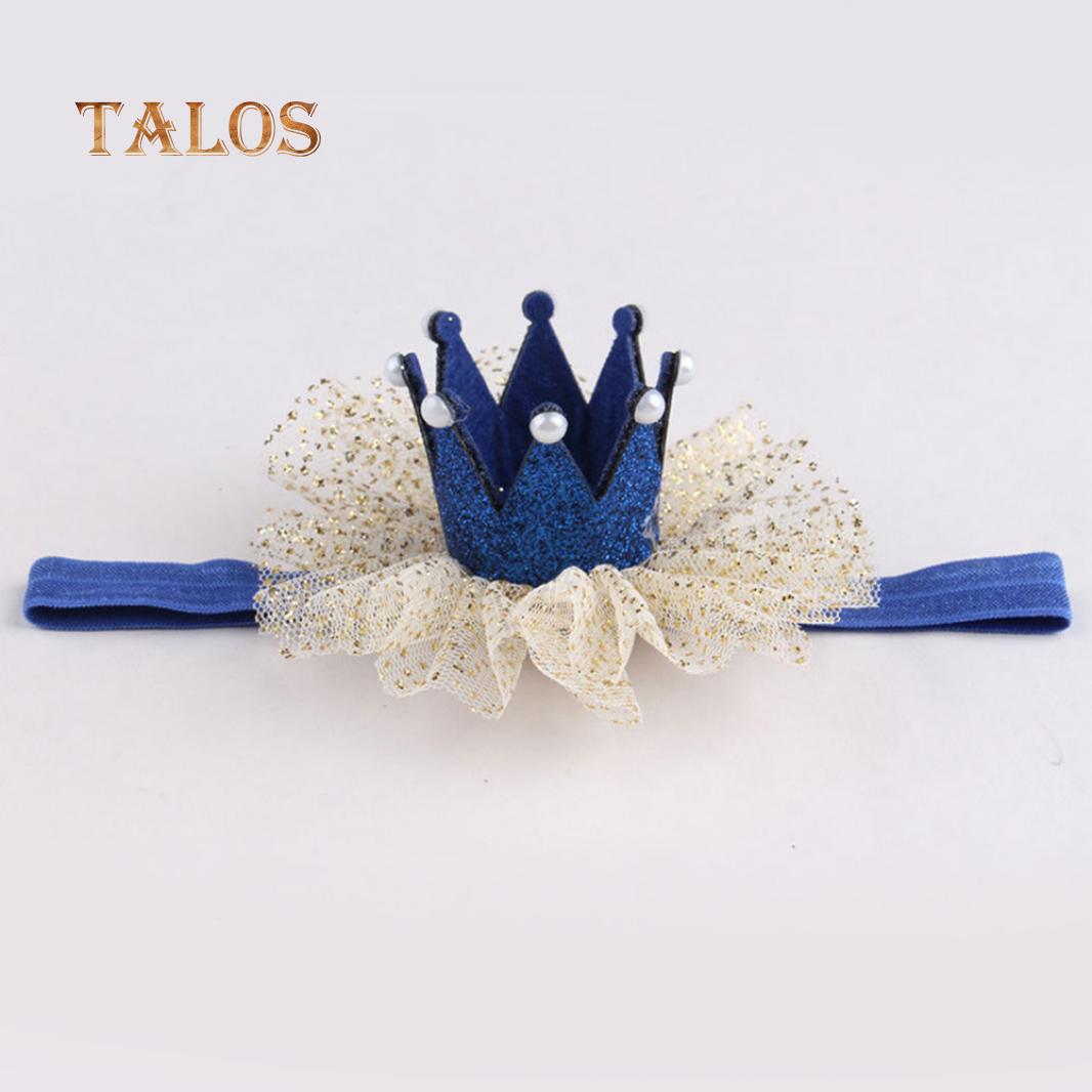

Головной убор для принцессы Корона королевский синий