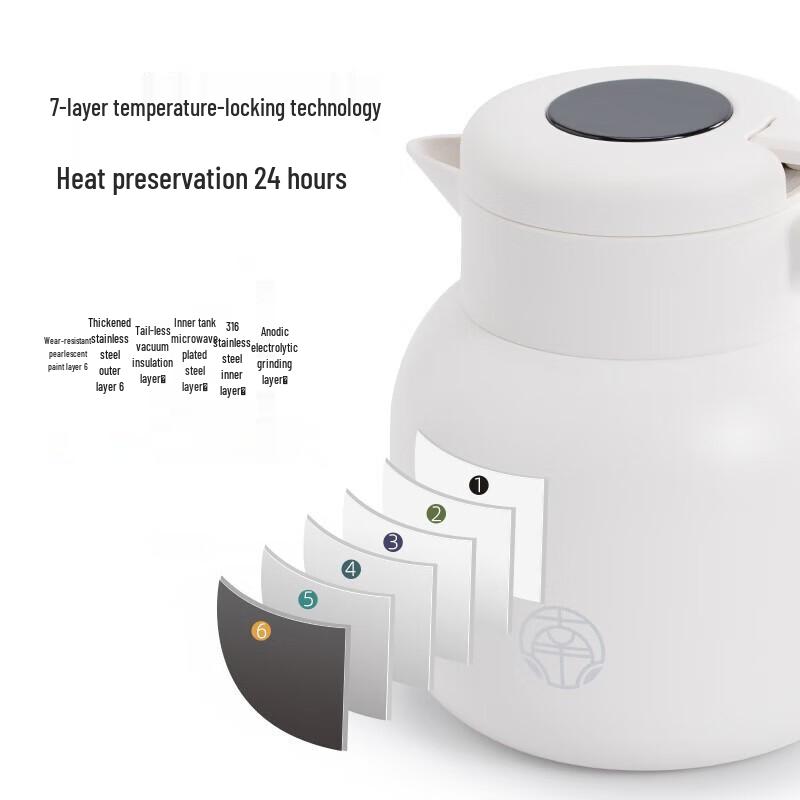 Nanshan Mister Ceramic Coated Insulated Stewing Teapot