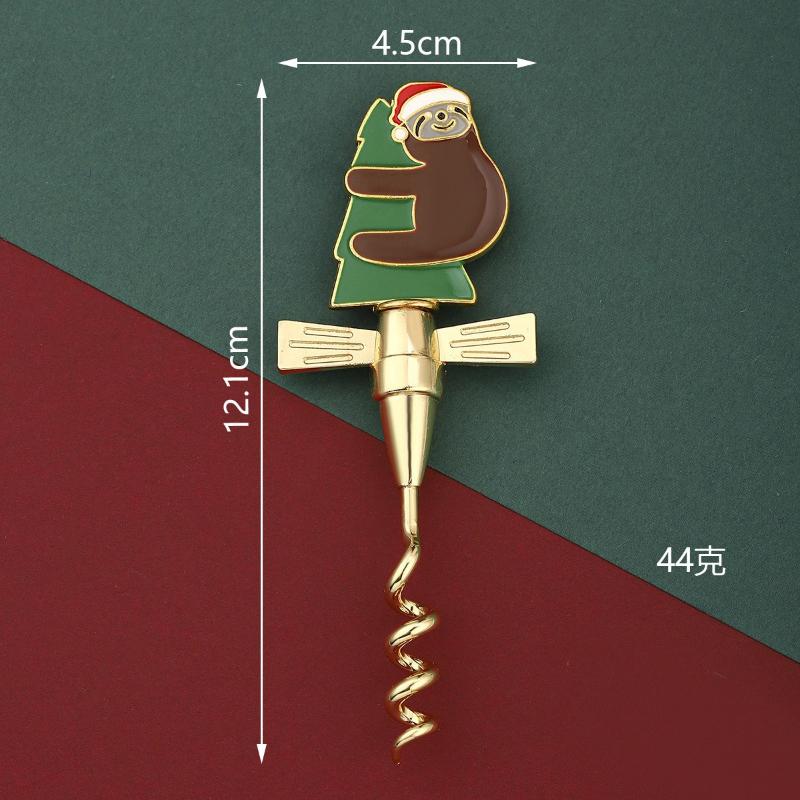 Weihnachten Flaschenöffner Bär Welpe Hut Geschenk Form Traube Schraube Korkenzieher Weihnachtsgeschenk