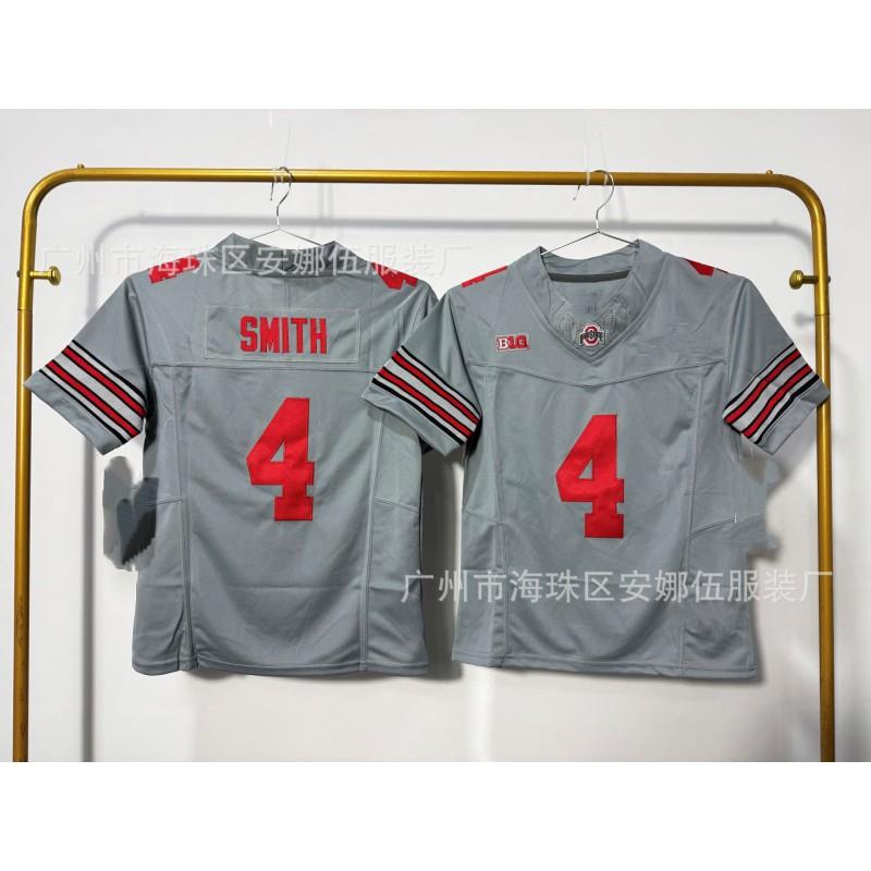 2026 Ohio State Buckeyes 4 Besticktes Footballtrikot Teamsport