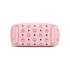 MCM Liz Visetos Classic Pattern Artificial Leather Handbag, Shoulder Bag Small Women's Pink MWPGSLR03PZ001
