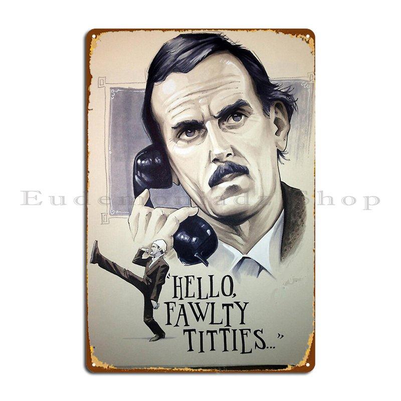 

Металлическая табличка Fawlty Towers Клуб На заказ Настроить Забавные таблички Жестяная табличка Постер 20x30cm