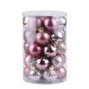 34PCS Christmas Ball Ornament Shatterproof Christmas Ornament Tree Ball 40mm Red
