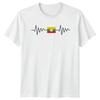 Myanmar Heartbeat Love TShirt Burmese Pride Gift For Him And Her