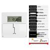 Panneau de commande d'interrupteur mural programmable automatique de type 86