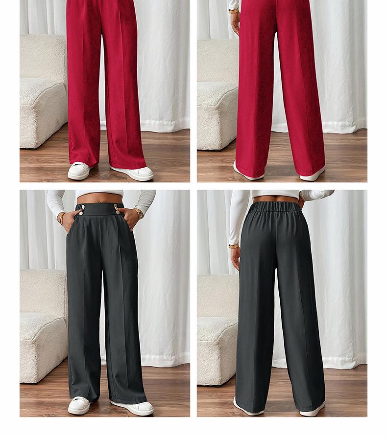 2025 Women's High Waist Slimming Casual Pants for Summer