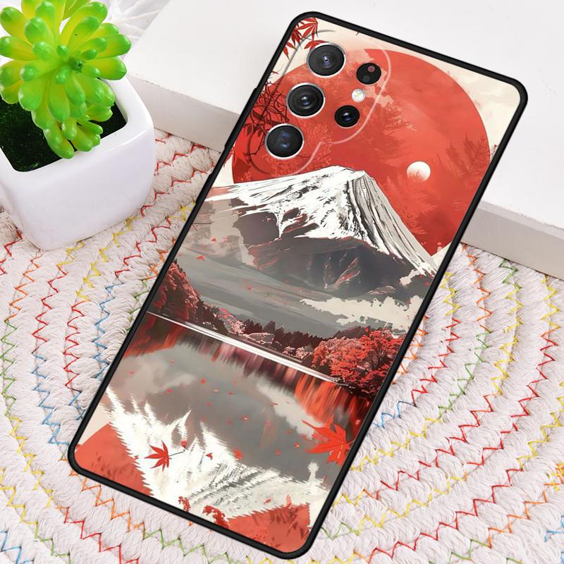 Mount Fuji Silicone Phone Case For Samsung Galaxy Note 10 Pro S26 S25 S24 S23 S22 S21 Plus S25Ultra Capa Cover
