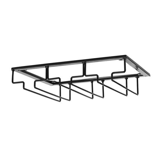 Soporte para copas de vino, soporte para colgar en la parte superior, organizador de soporte de exhibición para copas