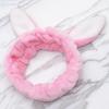 Lovely Women Girls Rabbit Ears Hair Band Shower Facial Cleaning Makeup Headband