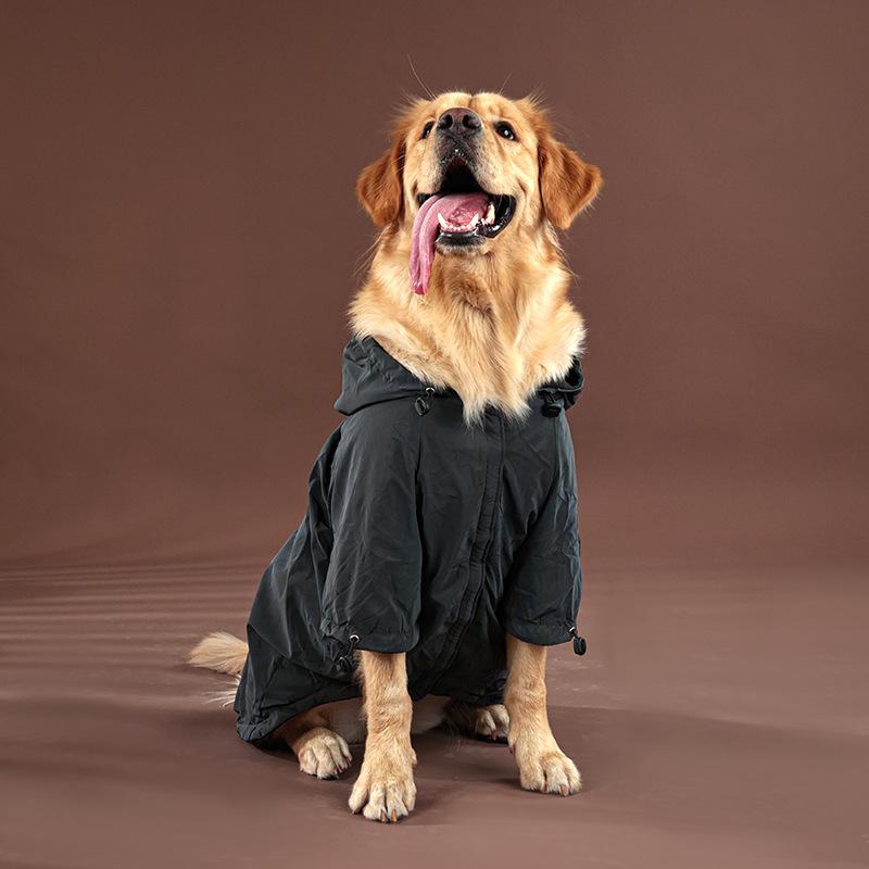 Sonbahar/Kış Kalın Pamuklu Yansıtıcı Köpek Rüzgarlığı - Trend Pet Ceketi
