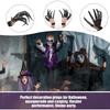 Halloween Articulated Fingers Scary Fake Fingers Skeleton Hand Cosplay Finger Glove Realistic Horror Ghost Claw Prop Party Decor