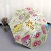 1pc Sanrio Characters with Flowers Umbrella with Plastic Handle,Suitable for All Seasons Home Travel Outdoor UmbrellaSanlio313