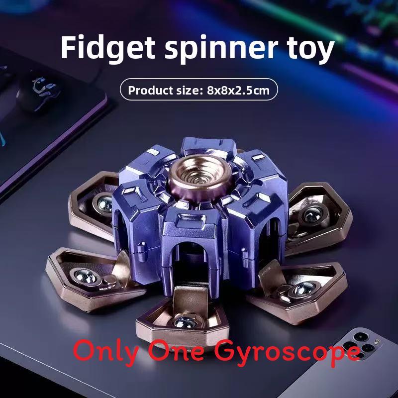 Creative Transforming Finger Gyroscope With Mechanical Deformation For Stress Relief And Gaming Fun