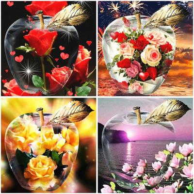 5D Diy Diamond Painting Cross Stitch Craft 5D Handmade Diamond Embroidery Rhinestone Mosaic Gift Art Kit Home Decoration