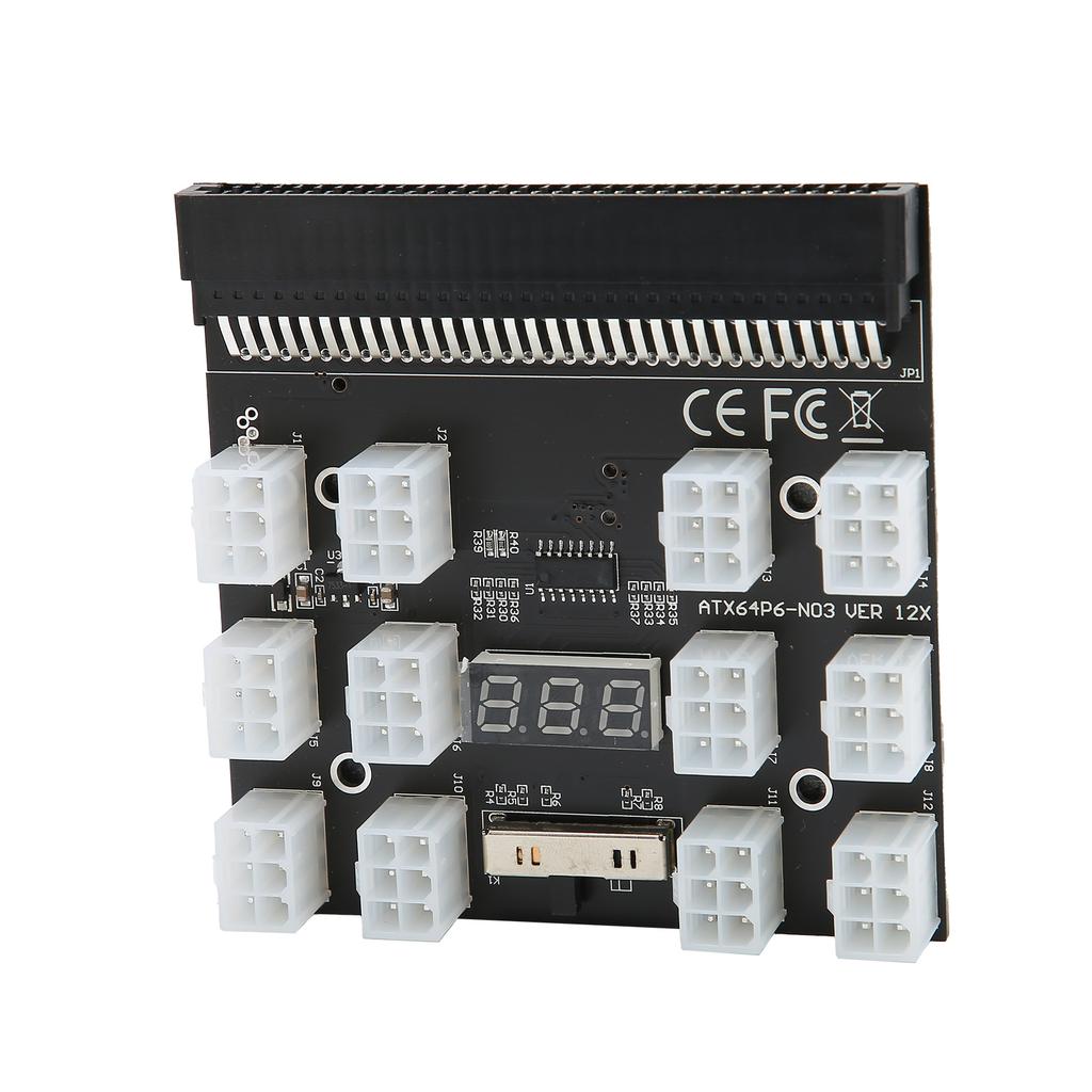 Netzteil Breakout Board Adapter PCB 12 ATX 2x3Pin Konverter 12V für HP PSU GPU Mining