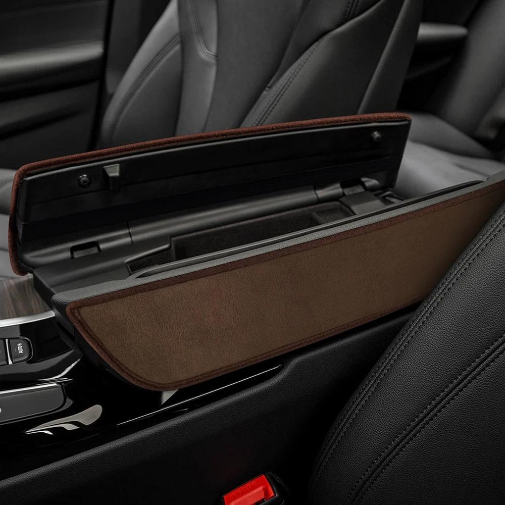 Car Armrest Box Cover Cushion Center Console Mat Pad For BMW 5 6 Series GT 2018-2022 G31 G30 G32 Auto Interior Accessories Suede