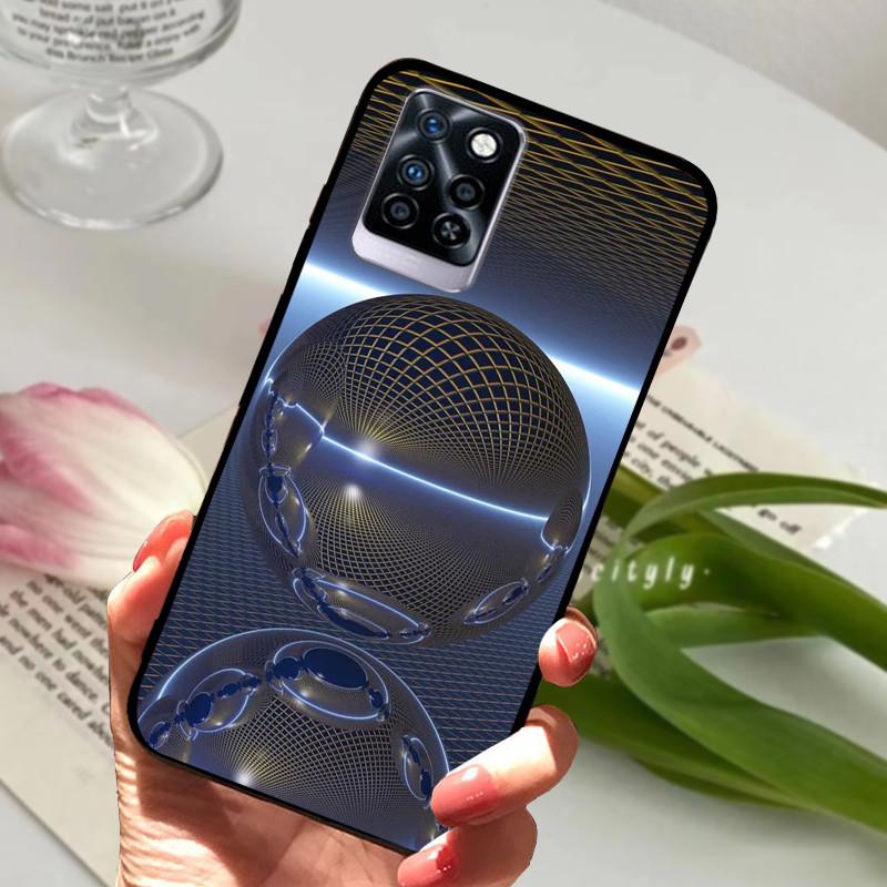 For Infinix Note 10 Plus Case Black Soft silicone TPU Back Cover For Infinix Note10 Pro NFC Phone Case Note 10 Pro Plus Bumper