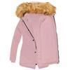 Women's Winter Warm Collar Zipper Long-sleeved Slim Cotton-padded Coat Coat Hooded Coat