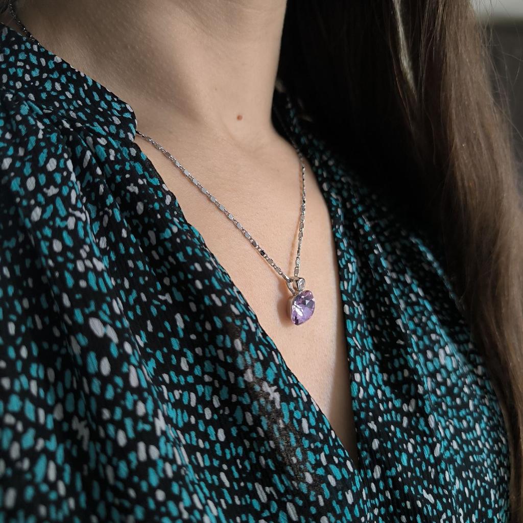 Серебряная подвеска с фианитами (60002381)