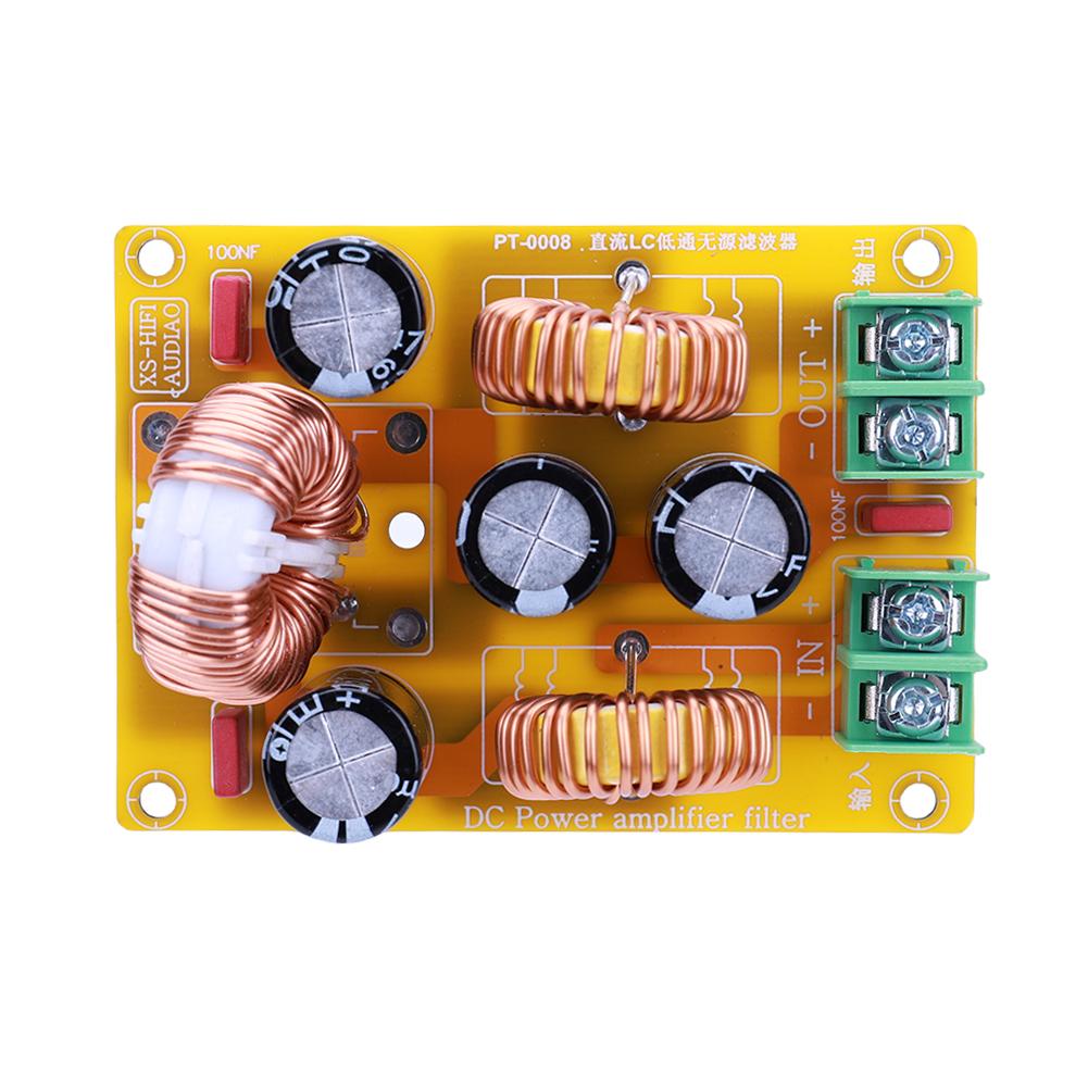 DC LC High Frequency Power Filter 2A 4A 10A 20A Low-Pass Electromagnetic Interference Module for Radio Amplifier