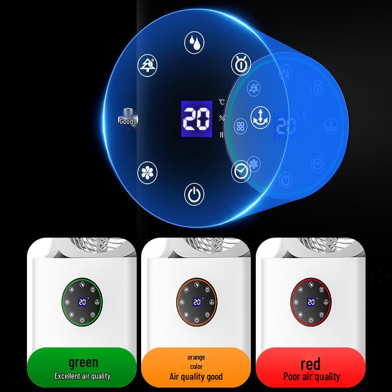4-in-1 Negative Ion Air Purifier & Mist-Free Humidifier with Formaldehyde Removal & Air Circulation Fan