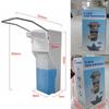 Manual Elbow-Press Soap Dispenser Hospital Clinic 1000ml Plastic Aluminum Drop Spray Type