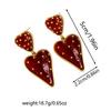 Draweye Resin Strawberry Earrings for Women Palace Style Vintage Fashion Hyperbole Jewelry Sweet Elegant Pendientes Mujer