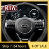 2026 Gorąca Naklejka Samochodowa Pokrowiec na Kierownicę Samochodową Antypoślizgowa Skóra PU Ochraniacz Kierownicy Odporny na Zarysowania Dla KIA RIO 2 3 4 5 Xline x l