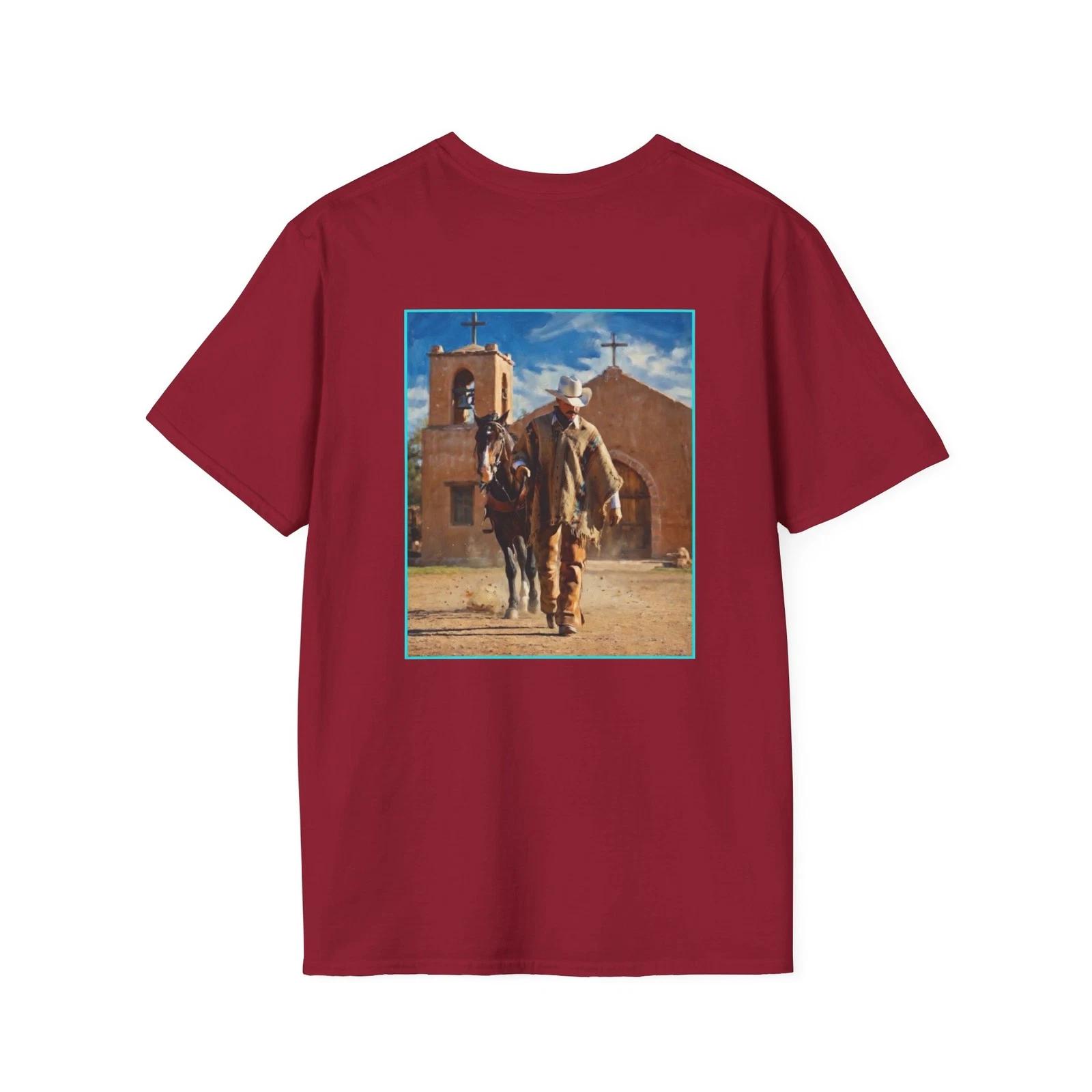 Solitude of the Vaquero Western Cowboy Texas Tee T-shirt L