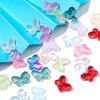 50 Stück Lampwork Perlen Schmetterlingsform Lose Abstandshalter Perlen Für Schmuckherstellung Halskette Armband Ohrring Zubehör Bunte Perlen