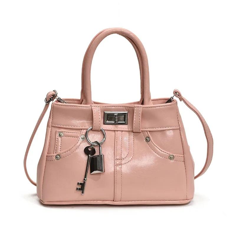 

Модная сумка через плечо, маленькая квадратная сумочка, простая ручная сумка через плечо, весенняя сумка нового дизайна, элегантный женский кошелек