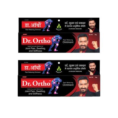 Dr.Ortho Ayurvedic Pain Relieving Ointment 30 Gm Pack Of 2 For Joint Muscle Knee Neck Pain Relief