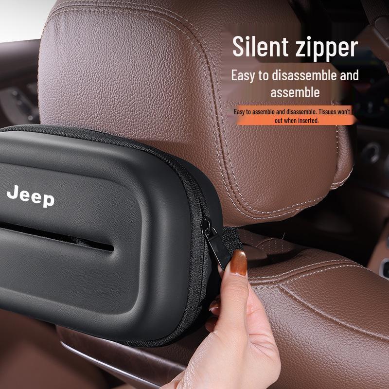 Jeep Crossover Extended Car Seat Back Hanging Tissue Box