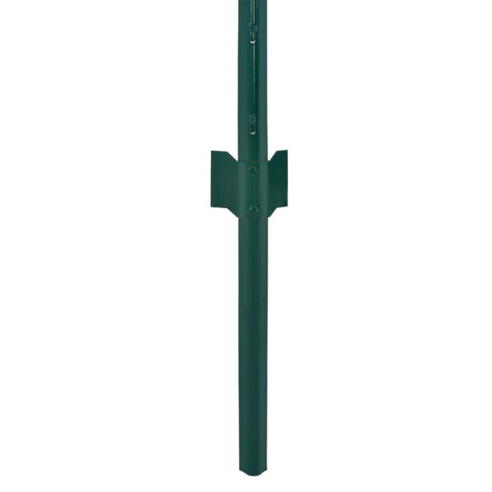 VidaXL Clôture en Grillage Métallique avec Poteaux Panneau de Clôture Protection pour Chiots Volaille Jardin Cour Arrière 144608
