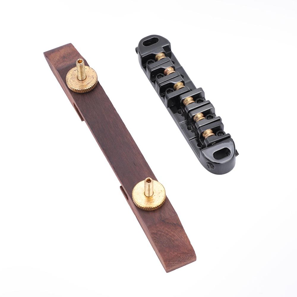 6-Saiten Gitarrenbrücke Saitenhalter Mehrfarbig Gitarrenersatzteile Für Gitarre