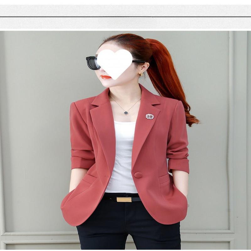 

Short small blazer women s spring new thin foreign style fashion suit jacket M