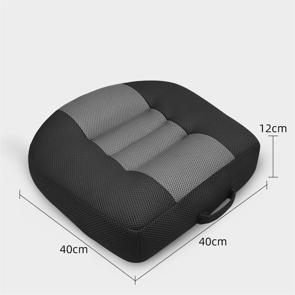 Car Booster Seat Cushion Heightening Height Boost Mat, Breathable Mesh Portable Car Seat Pad Angle Lift Seat for Car Office Home