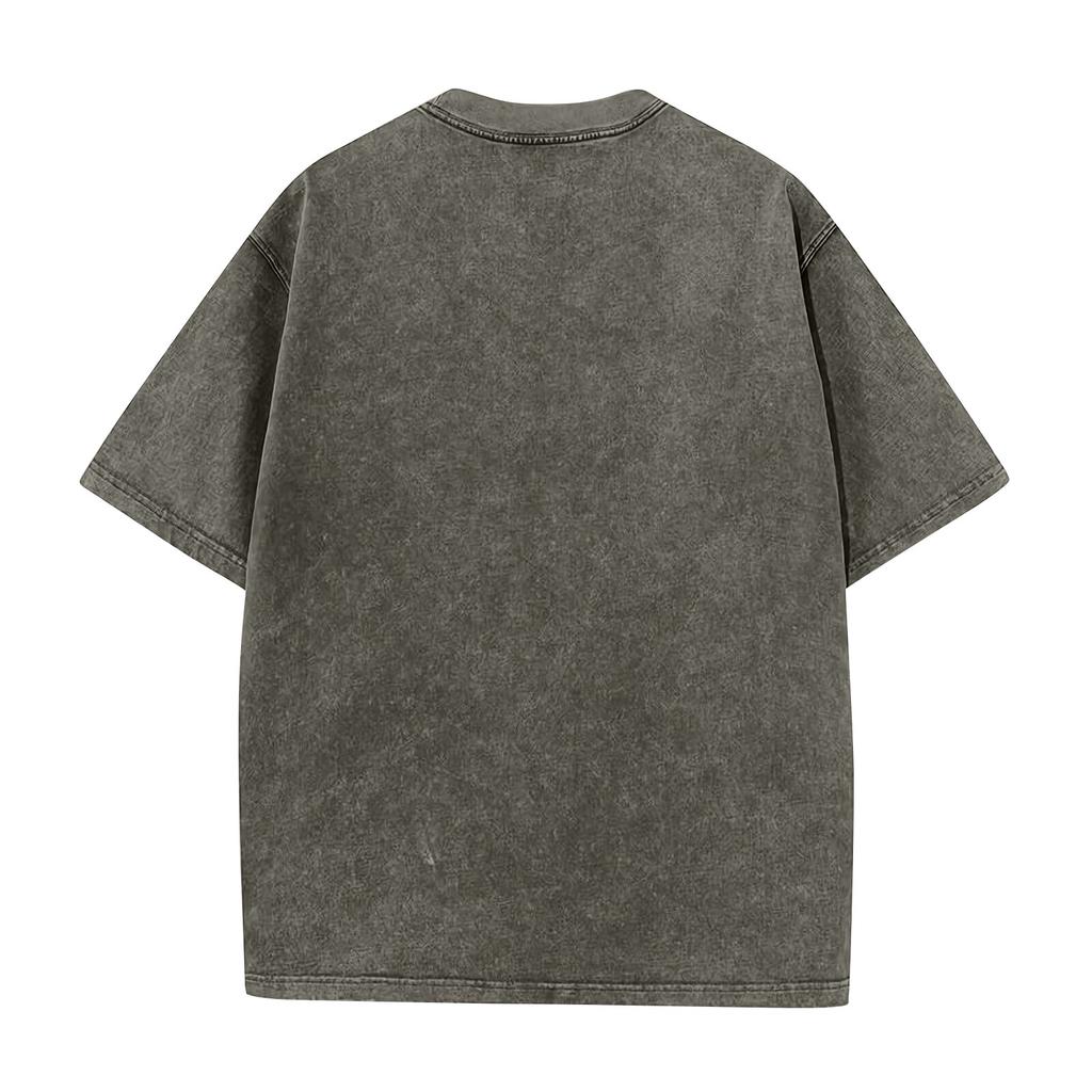 Top da Uomo Estivo Colorato Girocollo Ampio Manica Corta