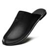 Fashion New Men Walking Shoes Slip-on Flats Light Breathable Loafers Soft Casual Half Drag Comfy Male Slippers Outdoor Man Muller Shoes