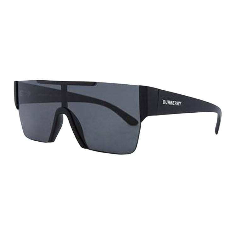 

Burberry Side logo Acetate Irregular Sunglasses Men s Black 64 чёрный