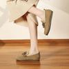 One-pedal loafers with soft soles and fluffy cotton shoes for winter new French fashion warm and velvet Birkenstocks