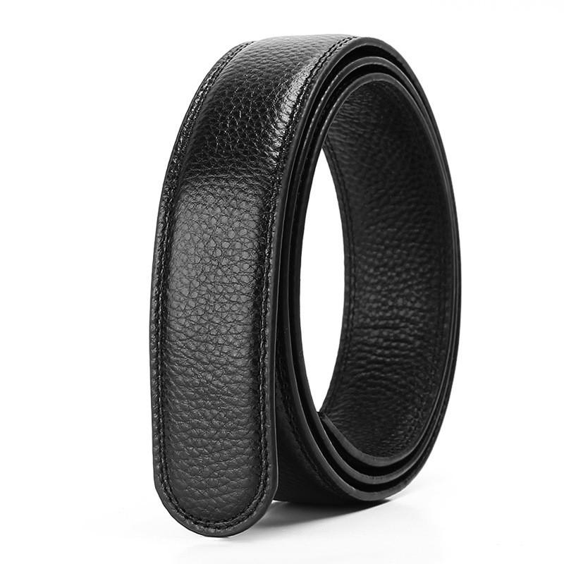 

Элегантный мужской ремень из натуральной кожи 35 см с автоматической пряжкой для модных стильных образов StyleF