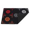 2mm Basketball Training Mat Mute Black Rubber Basketball Training System for Home Kids