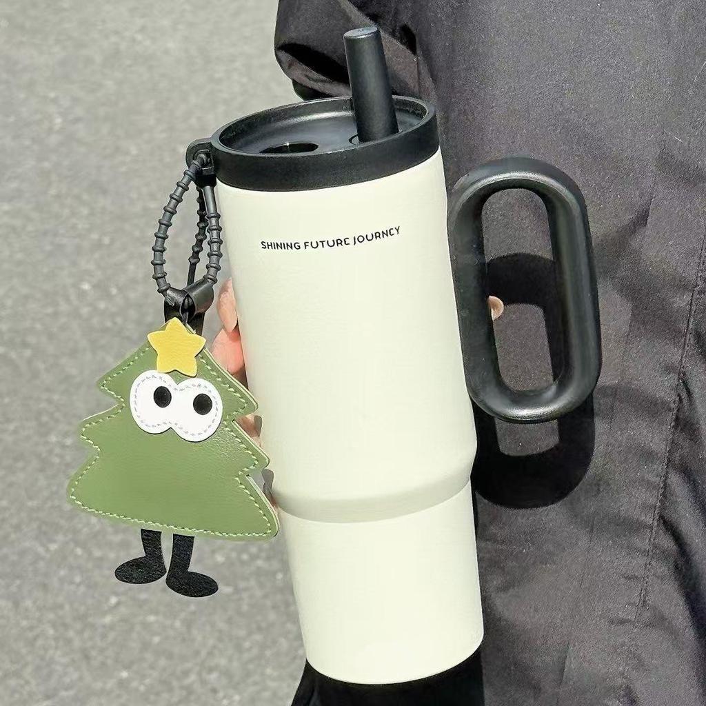 High-Capacity 316 Stainless Steel Insulated Cup with Straw