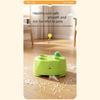 Indoor Play Device with Extending Lower Attachment, Moving Ball, Spring Attachment, and 4 Top Openings for Play