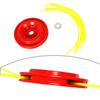 21cm Aluminum Trimmer Head Brush Cutter Boosts Working Efficiency Easy Replacement Optimal Cutting Results For Easy Installation