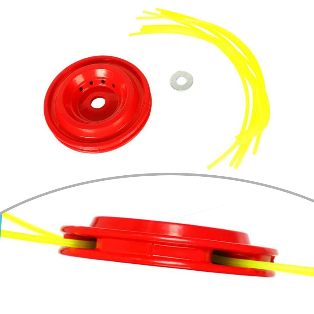 21cm Aluminum Trimmer Head Brush Cutter Boosts Working Efficiency Easy Replacement Optimal Cutting Results For Easy Installation