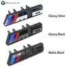 3D ABS Car Front Grille Badge Emblem Buckle For BMW M Logo M2 M3 M4 M5 M6 F48 G01 E84 E83 F39 F10 F30 Car Styling Accessories g1