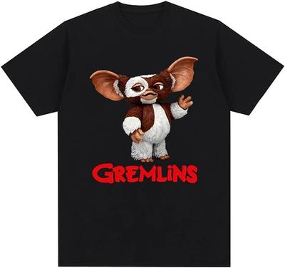 Gremlins Gizmo Kawaii Men T Shirt Cotton Men T Shirt Tee Tshirt Black